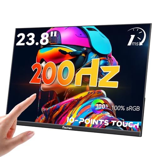 Amazon.co.jp: Prechen 23.8インチ 200hz ポータブルタッチスクリーン